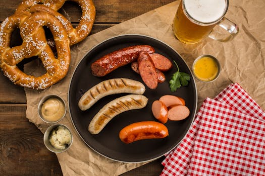 Bratwurst: Tajemství německé klobásy a domácí recept!